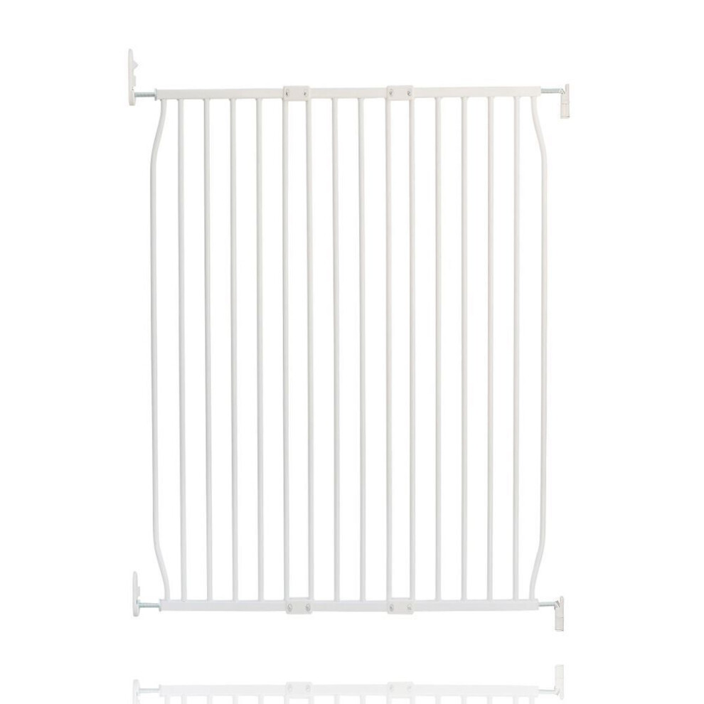 Safetots (90Cm - 100Cm, ) Extra Tall Eco Screw Fit Baby Gate White