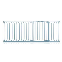 (Matt Grey, 198cm - 207cm) Safetots Curved Top Safety Gate