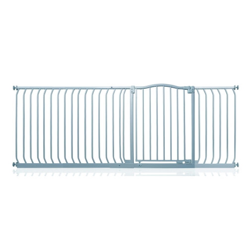 Safetots (Matt Grey, 198cm - 207cm) Safetots Curved Top Safety Gate