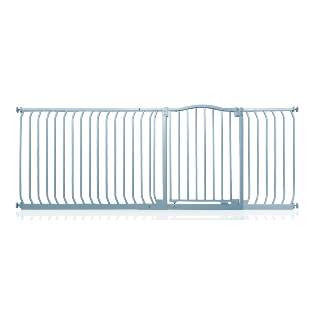 Safetots (Matt 198Cm - 207Cm) Curved Top Safety Gate Grey