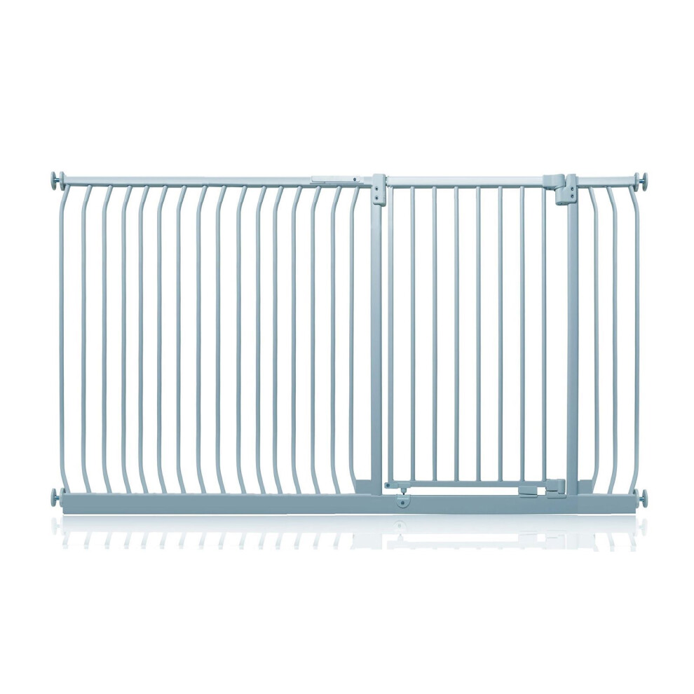 Safetots (Matt 189Cm - 198Cm) Extra Tall Elite Safety Gate Grey