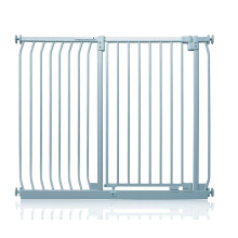 (Matt Gris, 125cm - 134cm) Safetots Barrera Extra Alta Elite de Seguridad para Bebés