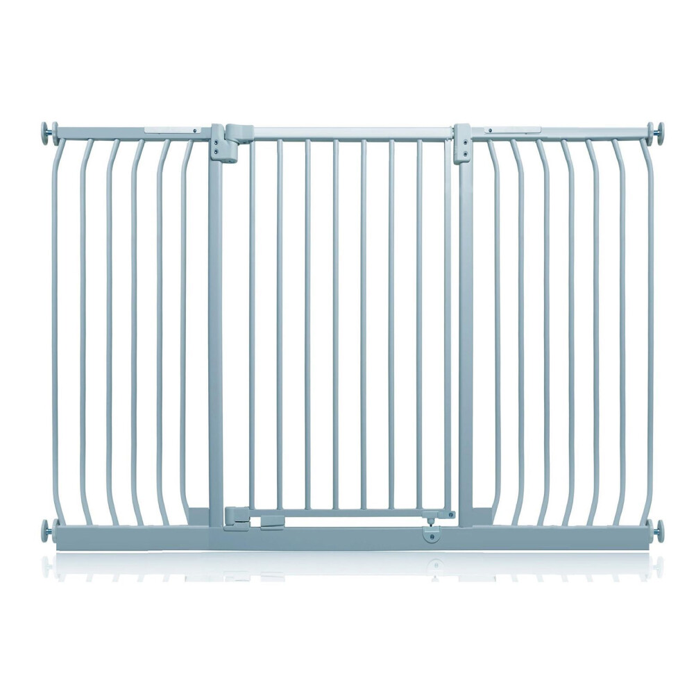 (Matt 152Cm - 161Cm) Extra Tall Elite Safety Gate Grey Safetots