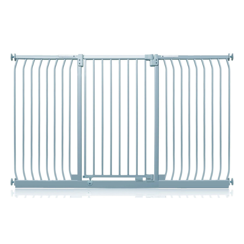 (Matt 188Cm - 197Cm) Extra Tall Elite Safety Gate Grey Safetots