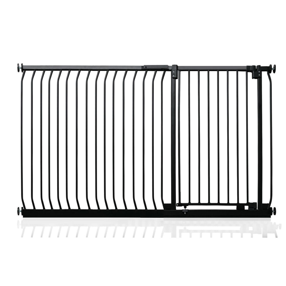 Safetots (Matt 171Cm - 180Cm) Extra Tall Elite Safety Gate Black