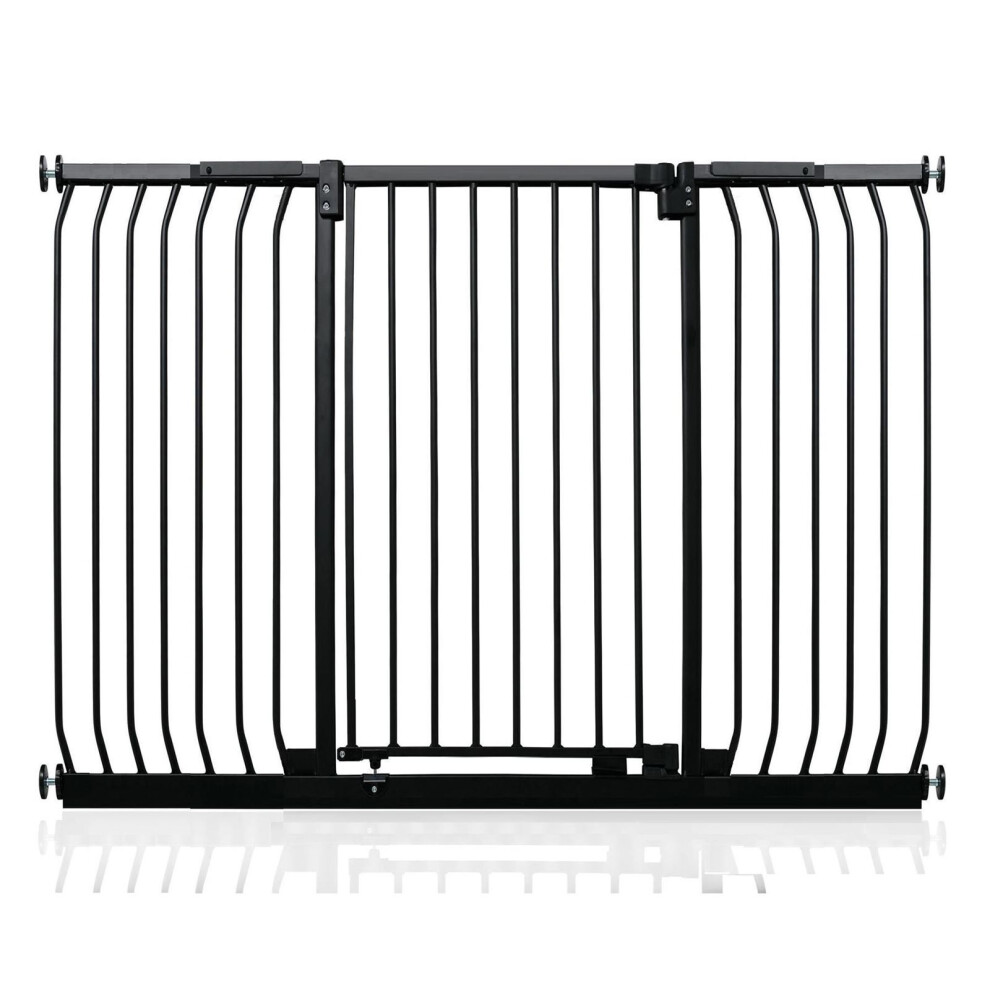 (Matt 143Cm - 152Cm) Extra Tall Elite Safety Gate Black Safetots