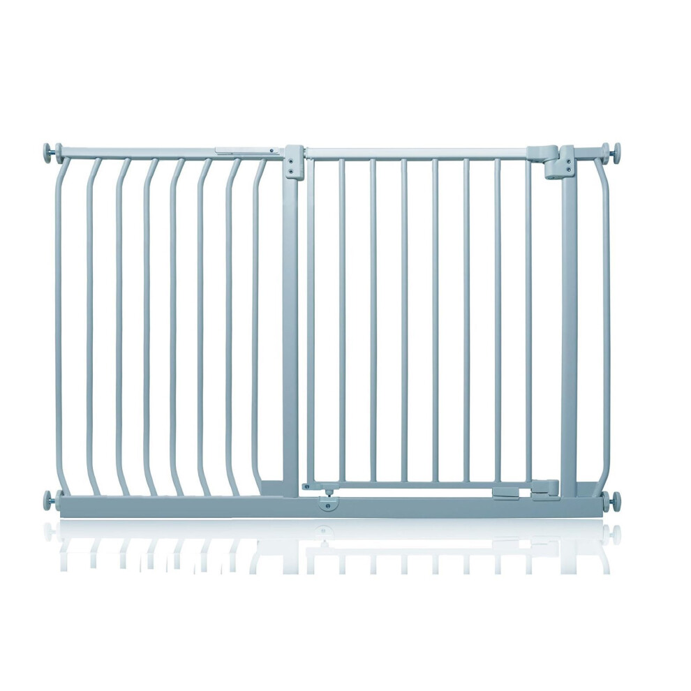 (Matt 125Cm - 134Cm) Elite Pressure Safety Gate Grey Safetots
