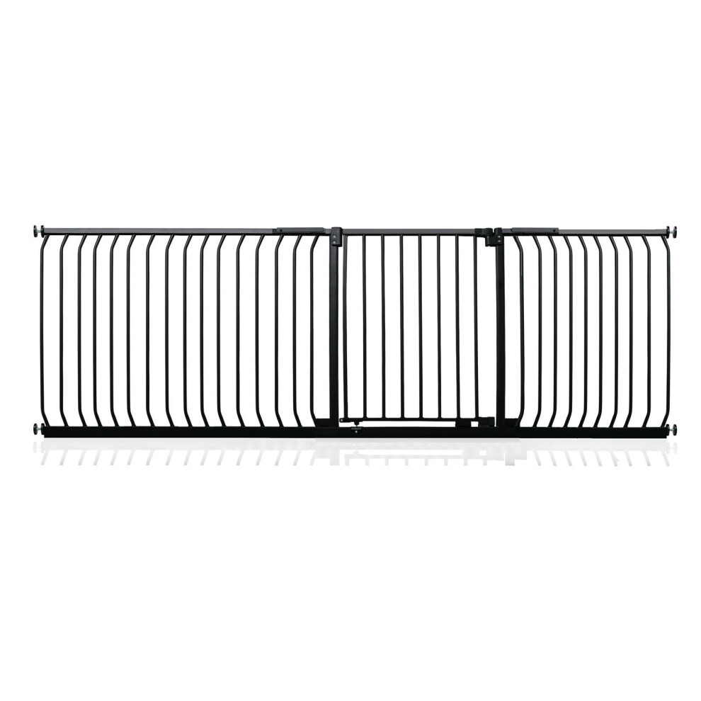 B&Q - Elite Pressure Safety Gate234Cm243CmMatt BlackPressure Fit Stair Gate - Image 2