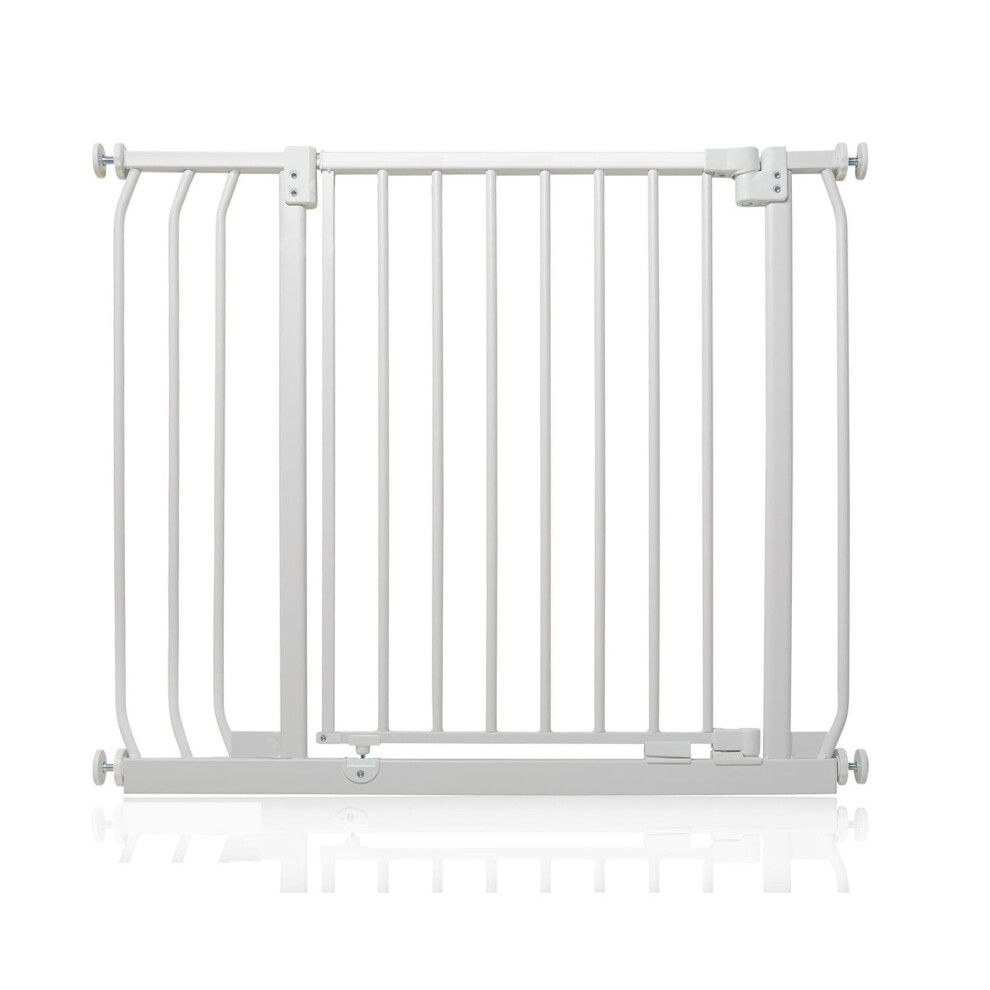 Safetots (Matt White, 80Cm - 89Cm) Elite Pressure Safety Gate