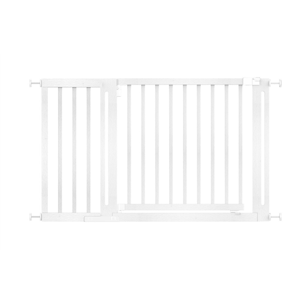Safetots (White, 125Cm - 133Cm) Wooden Elegance Gate