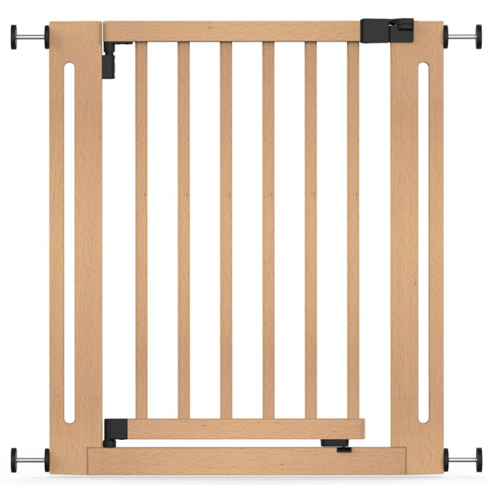 Safetots (Natural, 71Cm - 79Cm) Wooden Elegance Gate