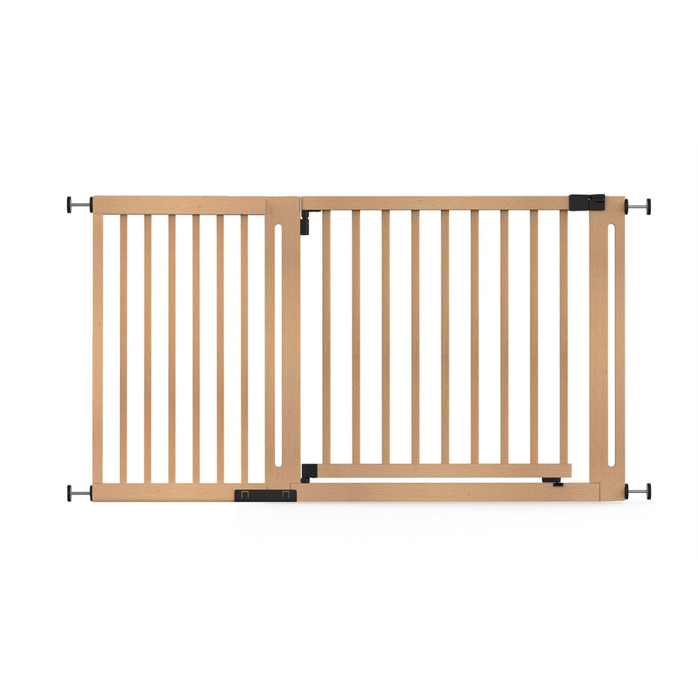 Safetots (Natural, 145Cm - 153Cm) Wooden Elegance Gate