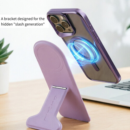 Foldable Stand Thin Holder Multi Angle Adjustable Stand-Purple 1