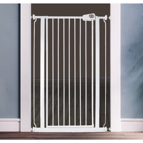Safetots (White, 68.5cm - 75cm) Safetots Extra Tall Pressure Fit Gate 1
