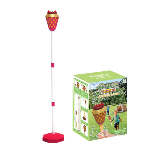 Childrens Automatic Bubble Maker With Bright Lights And-Red