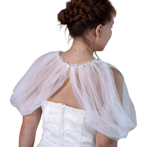 Cape transparente en Nylon sans manches, couverture-Beige