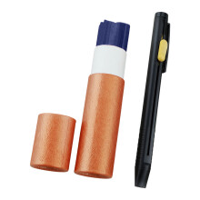 Stylo à craie de tailleur rechargeable,-1 stylo vide bleu