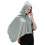 Couverture de plage surdimensionnée 145x65cm, protection-Gris 1
