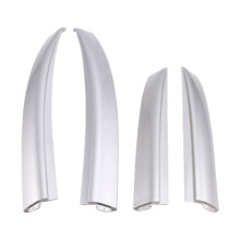 4Pcs/Set Car Roof Rack Luggage Rack Bar Rail End Cover Shell Cap Trim for  Boyue SUV 2016-2021