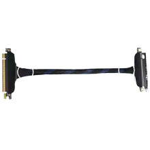 Cavo PCIE 5.0 X16 Gen5 Server Cavo Adattatore GPU Morbido Senza Perdite Placcato Argento per Scheda Grafica RTX 5090 30 cm