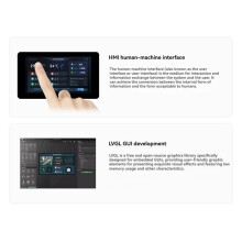 ESP32-S3 7 Inch LCD-Touchscreen 1024x600 Resolutie N16R8 CAN RS485-Sensor Ondersteunt WiFi