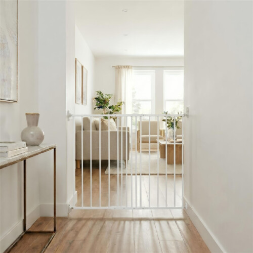 Safetots (White) Safetots Extra Tall Screw Fitted Baby Stair Gate 1