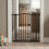 Safetots (Matt Black, 71cm - 80cm) Safetots Extra Tall Curved Top Gate 2