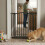 Safetots (Matt Black, 71cm - 80cm) Safetots Extra Tall Curved Top Gate 8