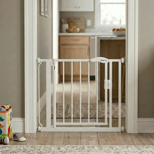 Safetots (Narrow 68.5cm-75cm) Safetots Self Closing Gate White 1