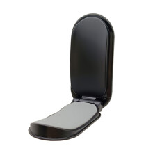 Headphone Stand Under Desk Foldable Adhesive Headphone-Black