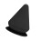 Silicone Massage Ball Stays Securely Attached Suction Cup-black 1
