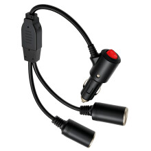 1 to 2 Car 2 Way Socket Splitter Power Charging Adapter Female
