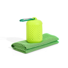 Serviette de sport polyvalente et rafraîchissante, légère,-Vert