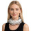 Victoriaanse kraag met ruches, elegant halsstuk, 1
