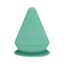 75Mm Massage Ball Soft Silicone Suction Cup Wall-green