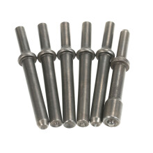Kit de bits à rivet pneumatique, 8 pièces, gris foncé, 150-250 mm