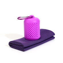 Portable Cooling Towel Outdoor Travel Quick Drying Towel-Purple