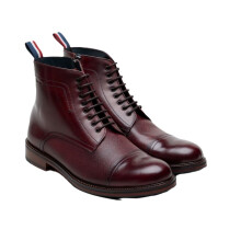 (, ) Ben Sherman Harrington Brush Off Leather Men's Burgundy Boots