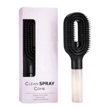 Compacte haarborstel Watermist haarborstel voor snel-Zwart