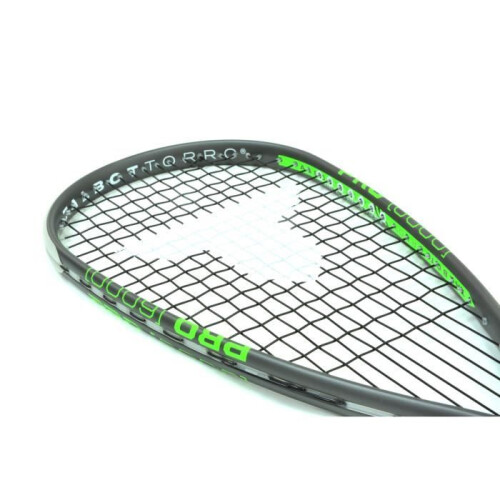 Squash Racket - TALBOT TORRO - PRO 6000 - US 600 Stringing - Perforated Pro-Grip - Head 500cm² - Frame 20mm/115g - 155g 2