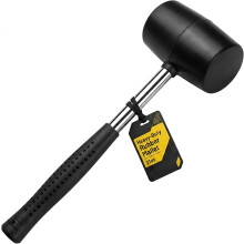 My DIY Rubber Mallet Hammer 21oz Non Mark Rubber Hammer with Anti Slip Grip for Woodworking Camping Tent Pegs Paving Home DIY Projects