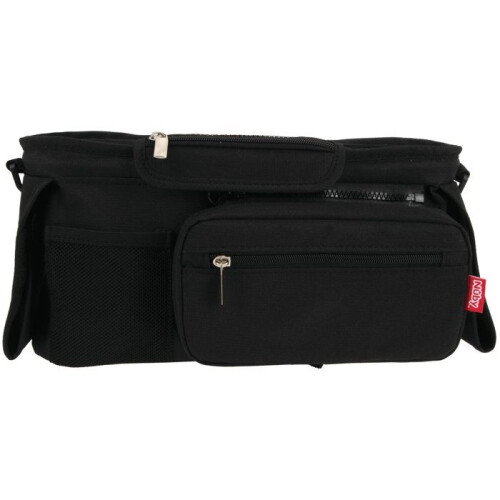Nuby Deluxe Stroller Organizer - NUBY - Removable Pouch - Black 1