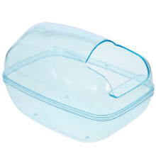 2Stk Sandbad Für Hamster Und Kleintiere Transparent