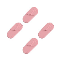 4Stk Pink Silikon Organizer Tragbar & Hitzeschutz