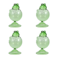 4Stk Kreative Frosch Trinkgläser Aus Robustem Für Und Saft