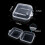 50Packs Small Clear Plastic Storage Containers,Mixed Empty , Case with Lids for Small Items and Other  Projects 2