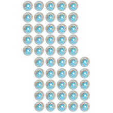120Stk Leuchtende Blaue Glasperlen Für Schmuck & Vase, Großlochig