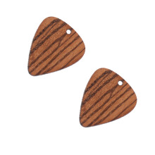 2Stk Braunes Holzgitarren Pick Ergonomisch Langlebig Zubehör