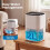 Spector 2L Quiet 2-in-1 Dehumidifier LED Timer 8