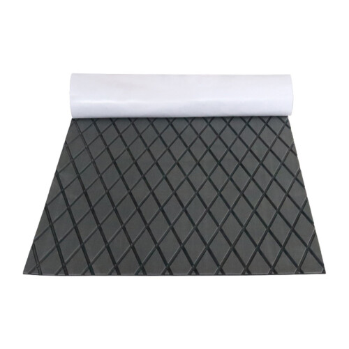 Nonslip Marine Decking Mat Washable Light-dark gray black